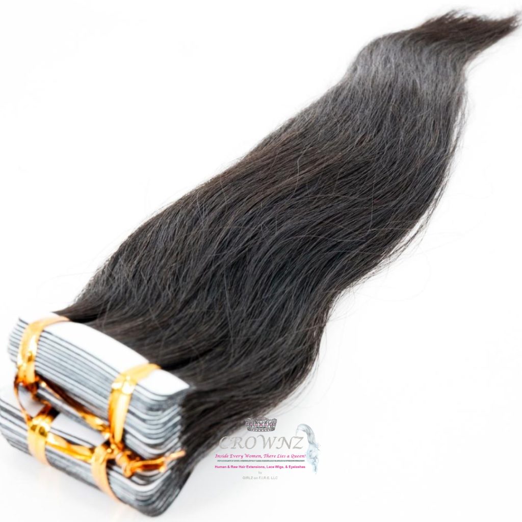 Straight Raw Indian Tape-in Extensions